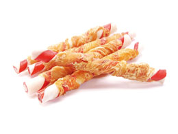 Chicken Wrap Bicolor Twist Stick PL2025